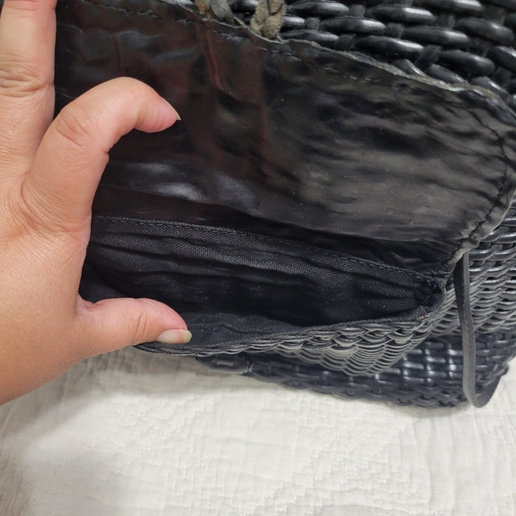 Woven Genuine Italian Leather Backpack - Picture 4 of 9